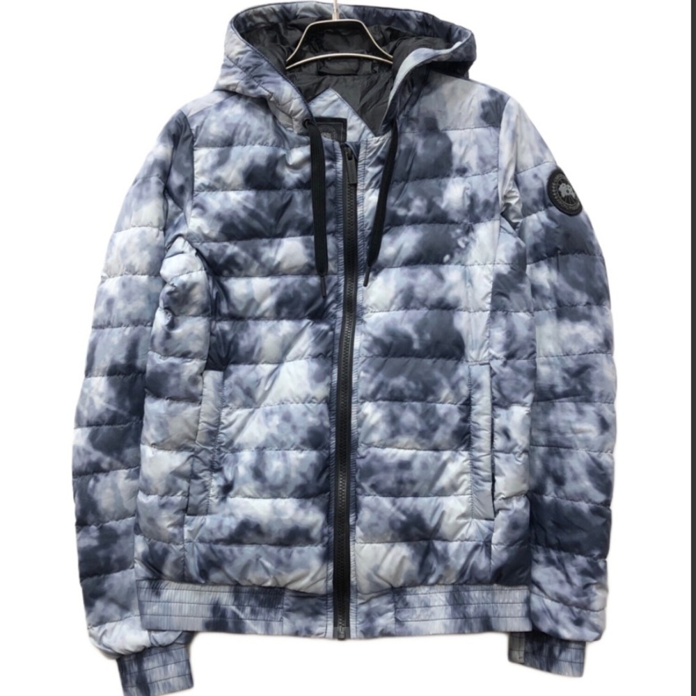 Canada Goose Richmond Women's Blue Down Puffer Zip Up Jacket Coat Haze Print M - Picture 5 of 16